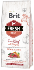 Brit Fresh Beef With Pumpkin for Large Breed Puppies and Junior Dogs