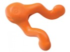 West Paw Zogoflex игрушка для собак Tizzi для лакомств оранжевая