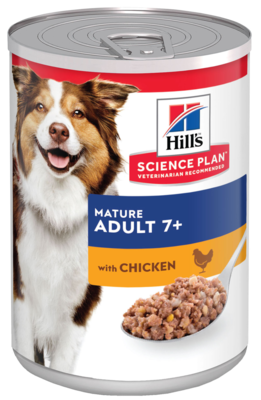 Hill's Science Plan Canine Mature Adult 7+  with Chicken (банка)