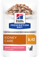 Hill’s Prescription Diet Kidney Care k/d with Salmon Cat (в соусе, пауч)