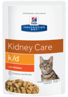 Hill’s Prescription Diet Kidney Care k/d with Chicken Cat (в соусе, пауч)