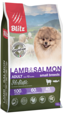 Blitz Holistic Lamb & Salmon Adult Small Breeds