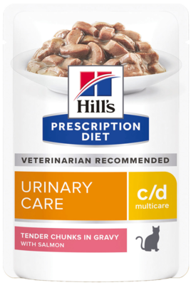 Hill’s Prescription Diet Urinary Care c/d Multicare with Salmon Cat (в соусе, пауч)