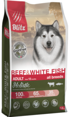 Blitz Holistic Beef & White Fish Adult All Breeds