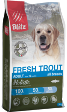 Blitz Holistic Fresh Trout Adult All Breeds