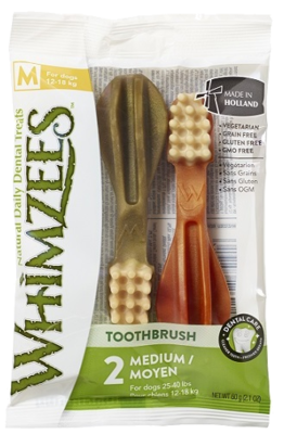 Whimzees Зубная щетка для собак М 11 см