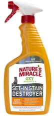 Nature's Miracle уничтожитель пятен и запахов от кошек Orange-Oxy с активным кислородом, спрей