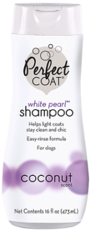 8in1 шампунь-кондиционер для собак PC White Pearl для светлых окрасов, с ароматом кокоса