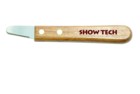 SHOW TECH тримминговочный нож модель №3200 с деревянной ручкой для очень мягкой шерсти
