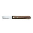 SHOW TECH тримминговочный нож модель №3300 с деревянной ручкой для мягкой шерсти