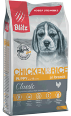 Blitz Chicken & Rice Puppy All Breeds Classic