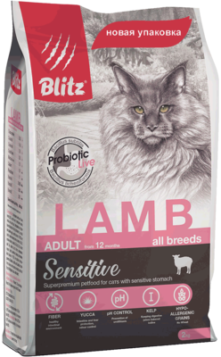 Blitz Lamb Adult Sensitive for Cats