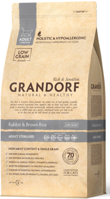 Grandorf Rabbit & Brown Rice Adult Sterilised