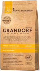 Grandorf 4 Meat & Brown Rice Adult Mini  Breeds