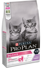 Pro Plan Delicate Kitten OptiDigest Высокое Содержание Индейки