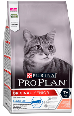 Pro Plan Original Senior 7+ с Высоким Содержанием Лосося