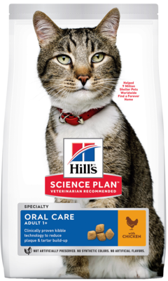 Hill’s Science Plan Oral Care Adult 1+ with Chicken