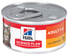 Hill's Science Plan Adult 1-6 with Chicken (паштет, банка)