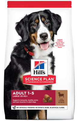 Hill’s Science Plan Adult 1-5 Large with Lamb & Rice