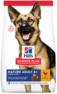 Hill's Science Plan Mature Adult 6+ Large with Chicken