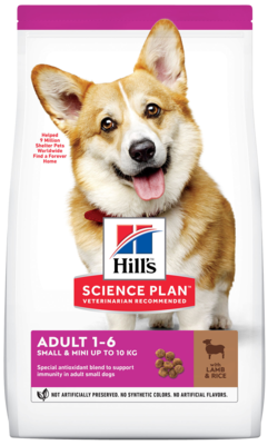 Hill's Science Plan Adult 1-6 Small & Mini with Lamb & Rice
