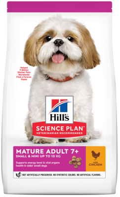 Hill's Science Plan Mature Adult 7+ Small & Mini with Chicken