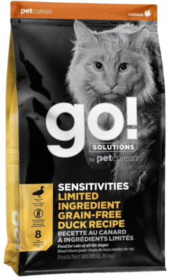 go! Sensitivities Limited Ingredient Grain-Free Duck Recipe for Cat