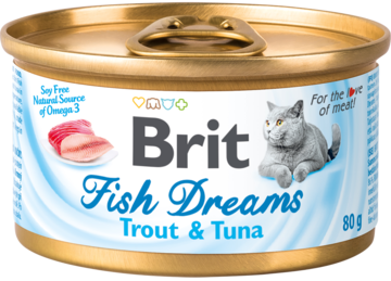 Brit Fish Dreams Trout & Tuna (банка)