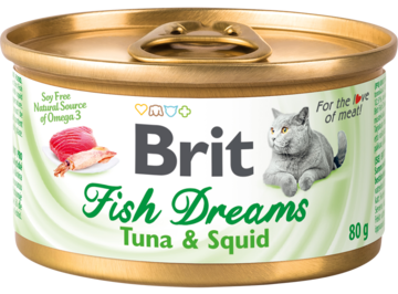Brit Fish Dreams Tuna & Squid (банка)