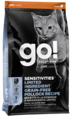 go! Sensitivities Limited Ingredient Grain-Free Pollock Recipe for Cat