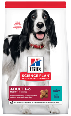Hill's Science Plan Adult 1-6 Medium with Tuna & Rice