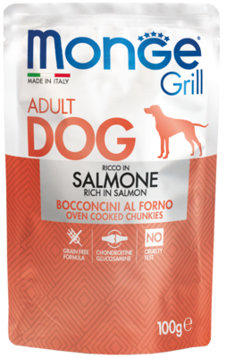 Monge Grill Adult Dog Rich in Salmon (пауч)