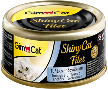 Gimcat Shiny Cat Filet Тунец с Анчоусами (банка)