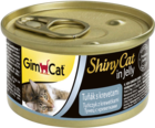 Gimcat Shiny Cat in Jelly Тунец с Креветками (банка)