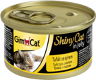 Gimcat Shiny Cat in Jelly Тунец с Сыром (банка)