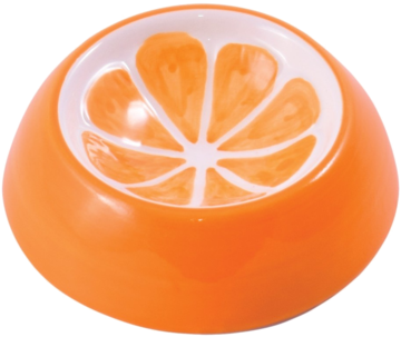 КерамикАрт миска керамическая для грызунов Апельсин