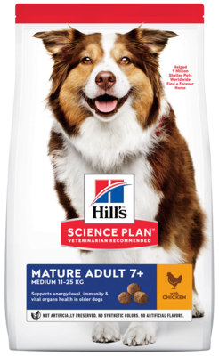 Hill's Science Plan Mature Adult 7+ Medium with Chicken