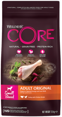 Wellness Core Small Breed Adult Original Turkey with Chicken Recipe