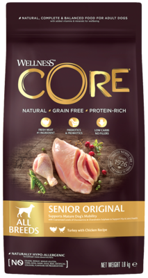 Wellness Core All Breeds Senior Original Turkey with Chicken Recipe