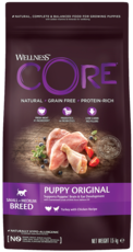 Wellness Core Small Medium Breed Puppy Original Turkey with Chicken Recipe