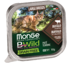 MonGe BWild Grain Free Large Breed Pate Terrine Buffalo with Vegetables (ламистер)