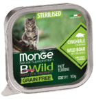 MonGe BWild Grain Free Sterilised Pate Terrine Wild Boar with Vegetables (ламистер)