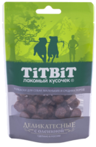 TiTBiT Колбаски для Собак Маленьких и Средних Пород Деликатесные с Олениной