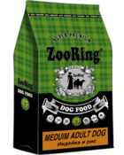 ZooRing Medium Adult Dog Индейка и Рис