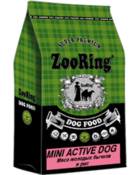 ZooRing Mini Active Dog Мясо Молодых Бычков и Рис