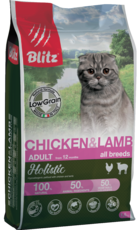 Blitz Holistic Chicken & Lamb Adult All Breeds for Cats