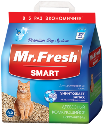 Mr. Fresh Smart Для Короткошерстных Кошек