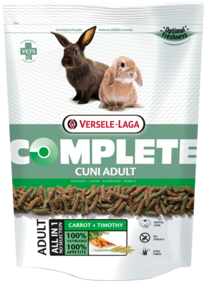 Versele-Laga Complete Cuni Adult Carrot + Timothy
