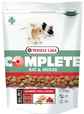 Versele-Laga Complete Rat & Mouse Cranberry + Peas + Chicken