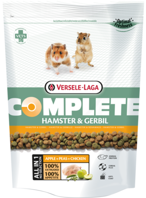 Versele-Laga Complete Hamster & Gerbil Apple + Peas + Chicken